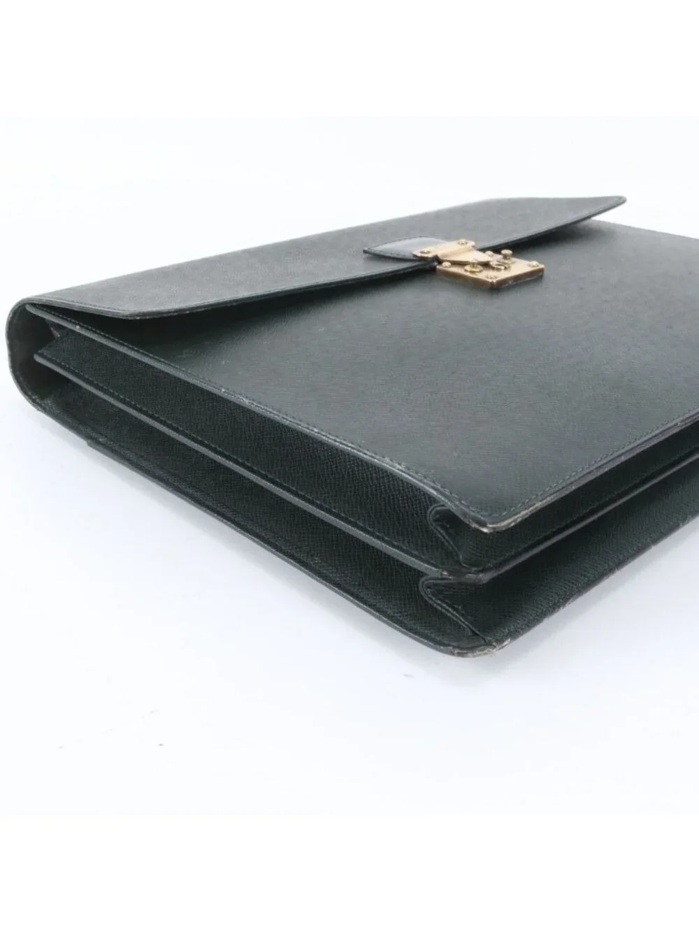 Louis Vuitton Taiga Moscova Leather Business Document Briefcase Tote